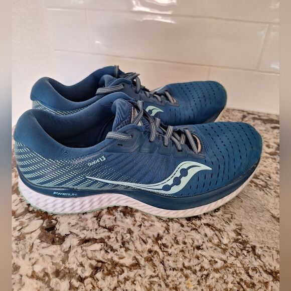 Saucony Guide  13 running blue sneakers size 10.5 - Picture 2 of 8